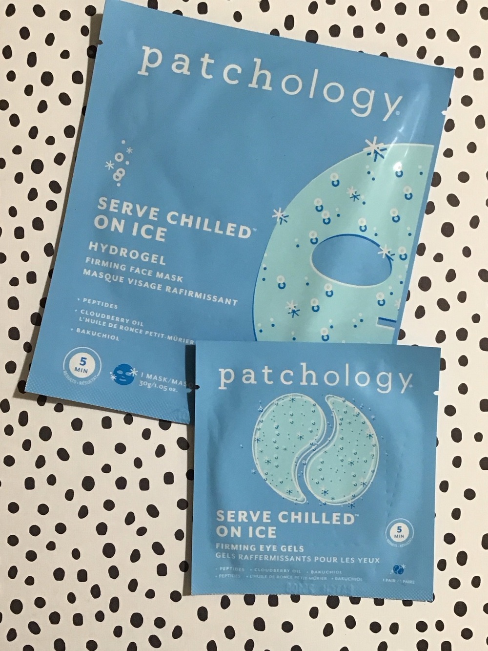 Patchology Serve Chilled On Ice Hydrogel Mask & Eye Gels